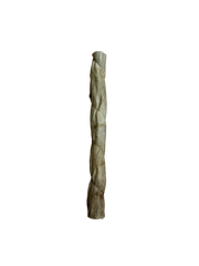 Long goat stick dog treat on white background