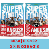 2x BAGS OF BIG BULLY SUPERFOODS (15KG x2)