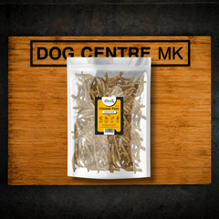 A bulk 1kg bag of Drool Natural Chicken Feet dehydrated dog treats from Dog Centre MK