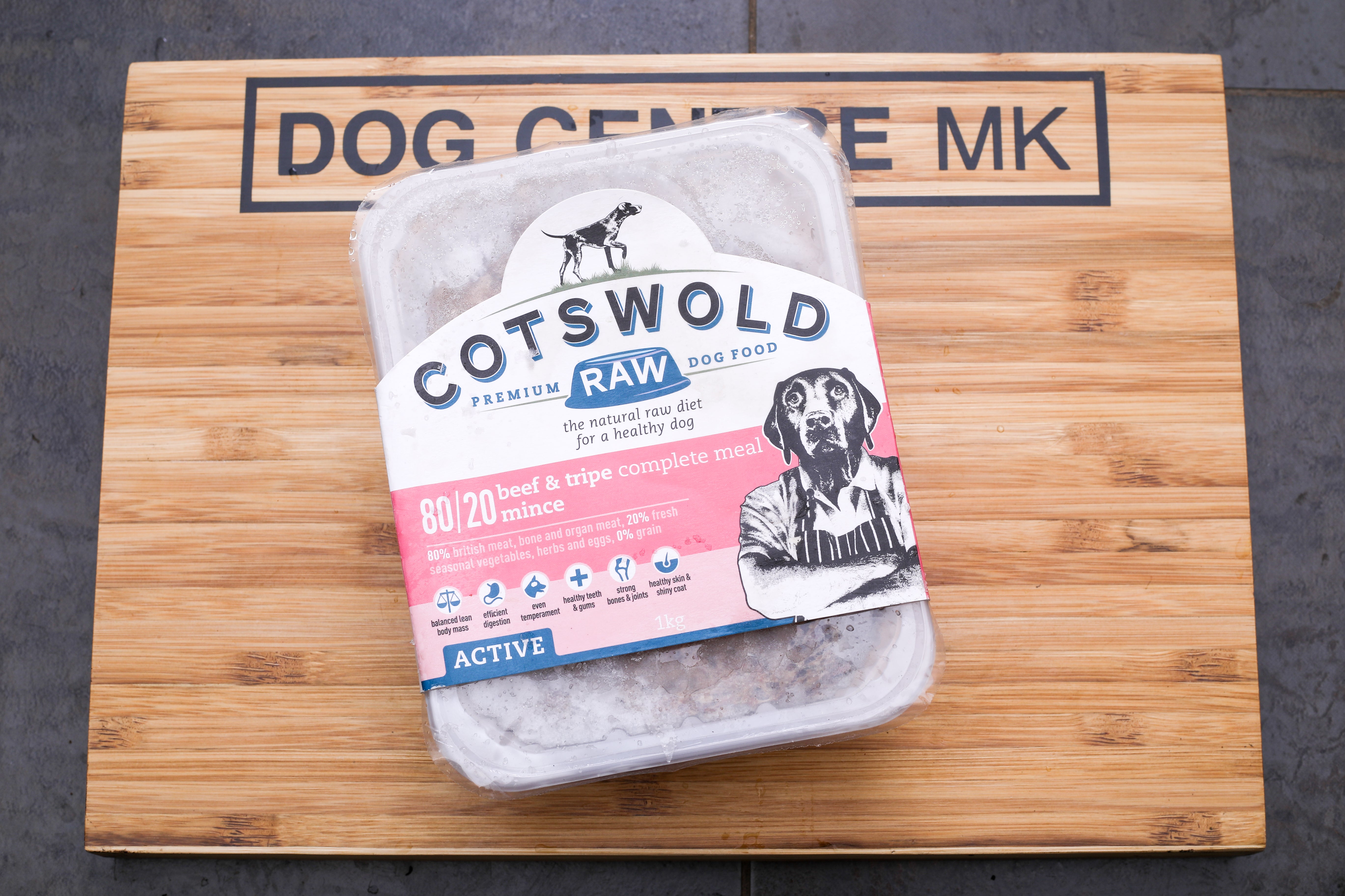 1kg Cotswold Raw Active 80/20 (Meat & Veg)