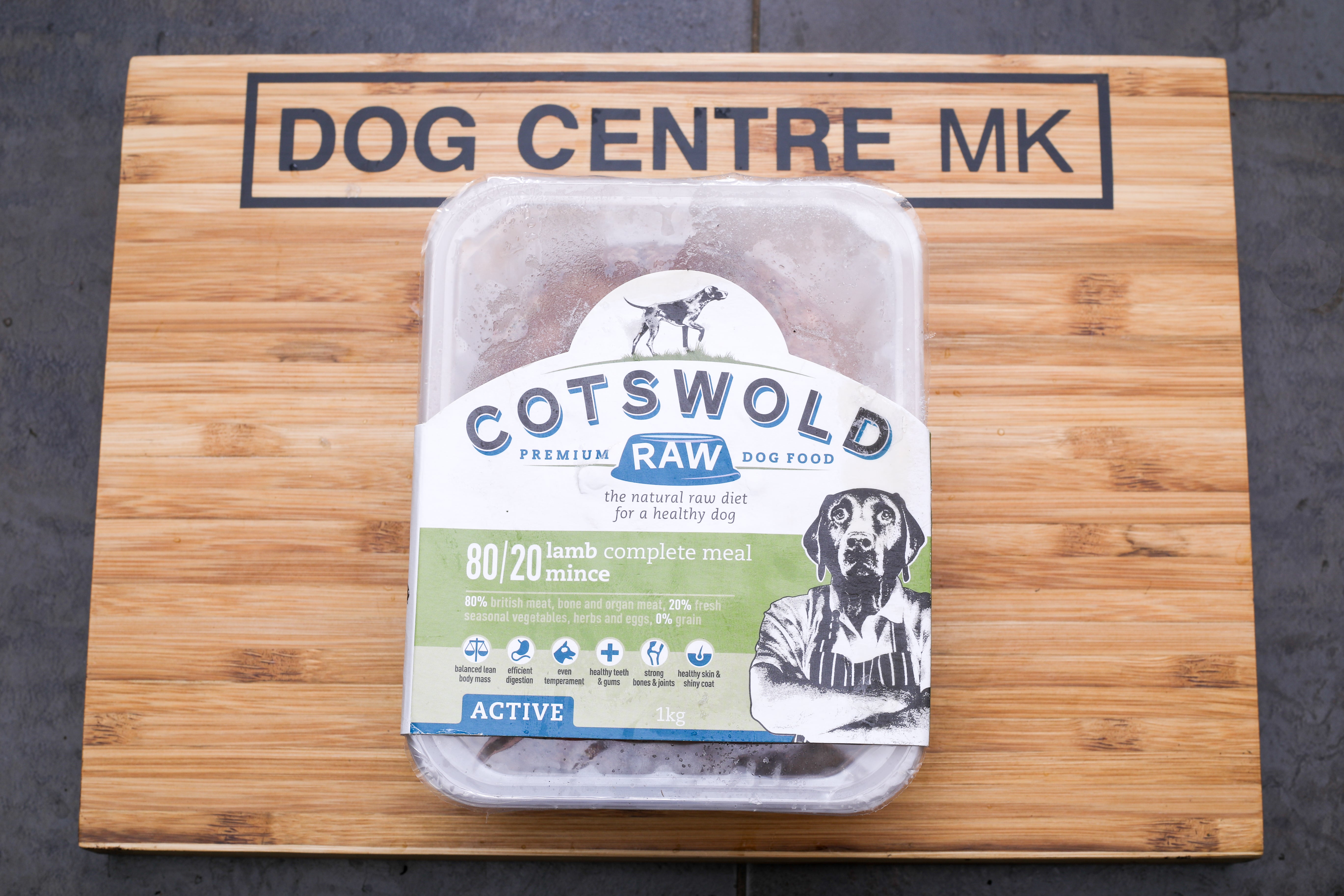 1kg Cotswold Raw Active 80/20 (Meat & Veg)